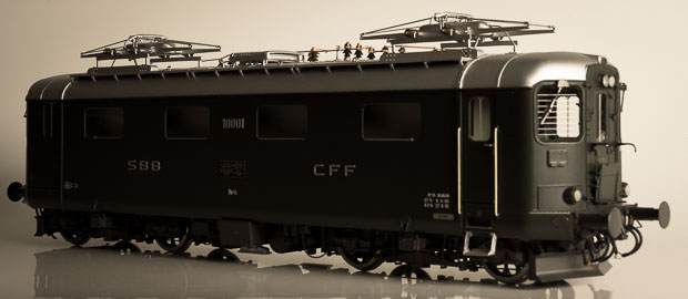 Kiss Spur 1 SBB Re 4-4 I in Sinsheim. Foto: Friedhelm Weidelich