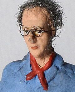 Spur-1-Figur von Lutz mit Haaren. Foto: Bruno Waldmeier