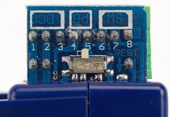 Programmierschalter bei DCC Concepts Cobalt DCC