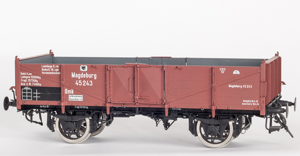 O-Wagen Halle von Fine Models, Spur 1. Foto: Friedhelm Weidelich