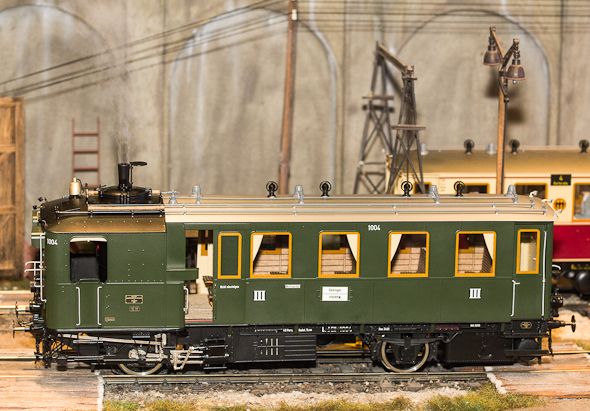 badischer Kittel-Dampftriebwagen von Fine Models