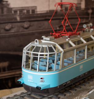 Gläserner Zug Märklin Spur 1. Foto: Friedhelm Weidelich