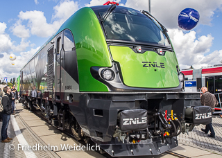 ZNLE Griffin auf der InnoTrans 2014. Foto: Friedhelm Weidelich