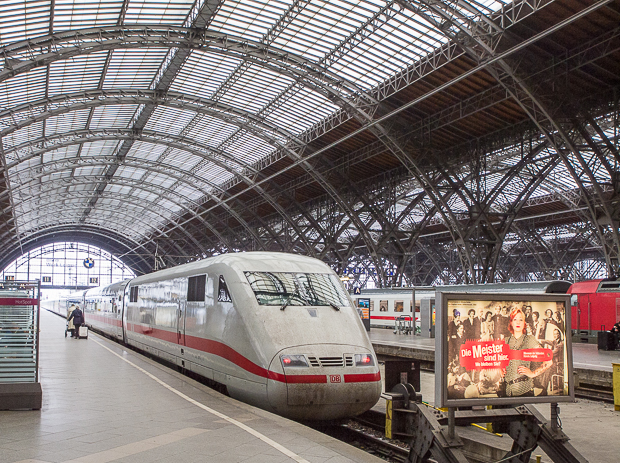 ICE1 in Leipzig Hbf. Foto: Friedhelm Weidelich