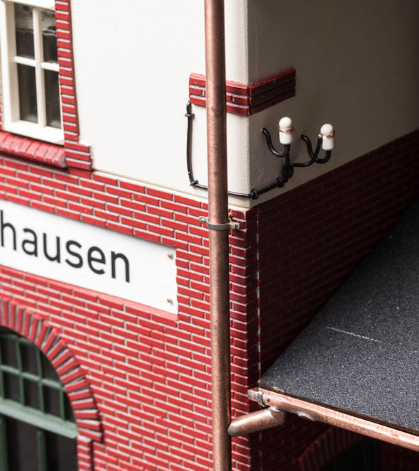 Dachrinnen aus Kupfer in 1:32