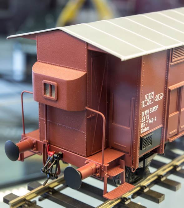Spitzwagen mit Bremserhaus von Officina Uno, 1:32