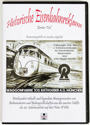 Historische Eisenbahnreklame